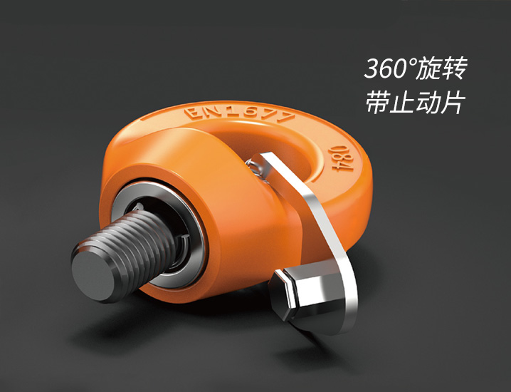 眼型旋轉吊環(huán)車間實拍現場